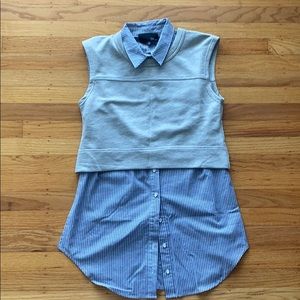 Nordstrom Faye by LED layered top blouse